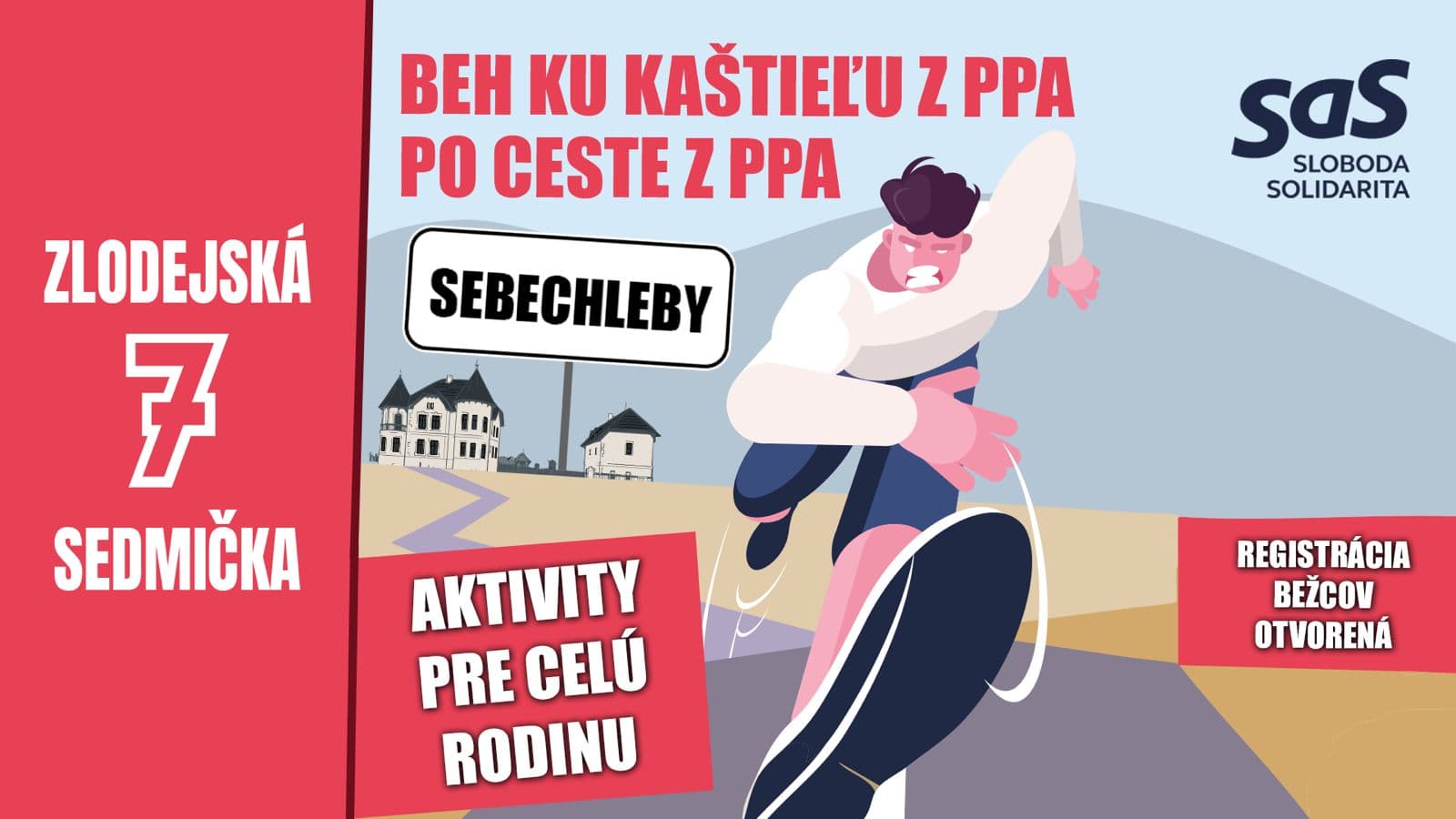 Zlodejská sedmička: Beh ku kaštieľu po ceste z PPA
